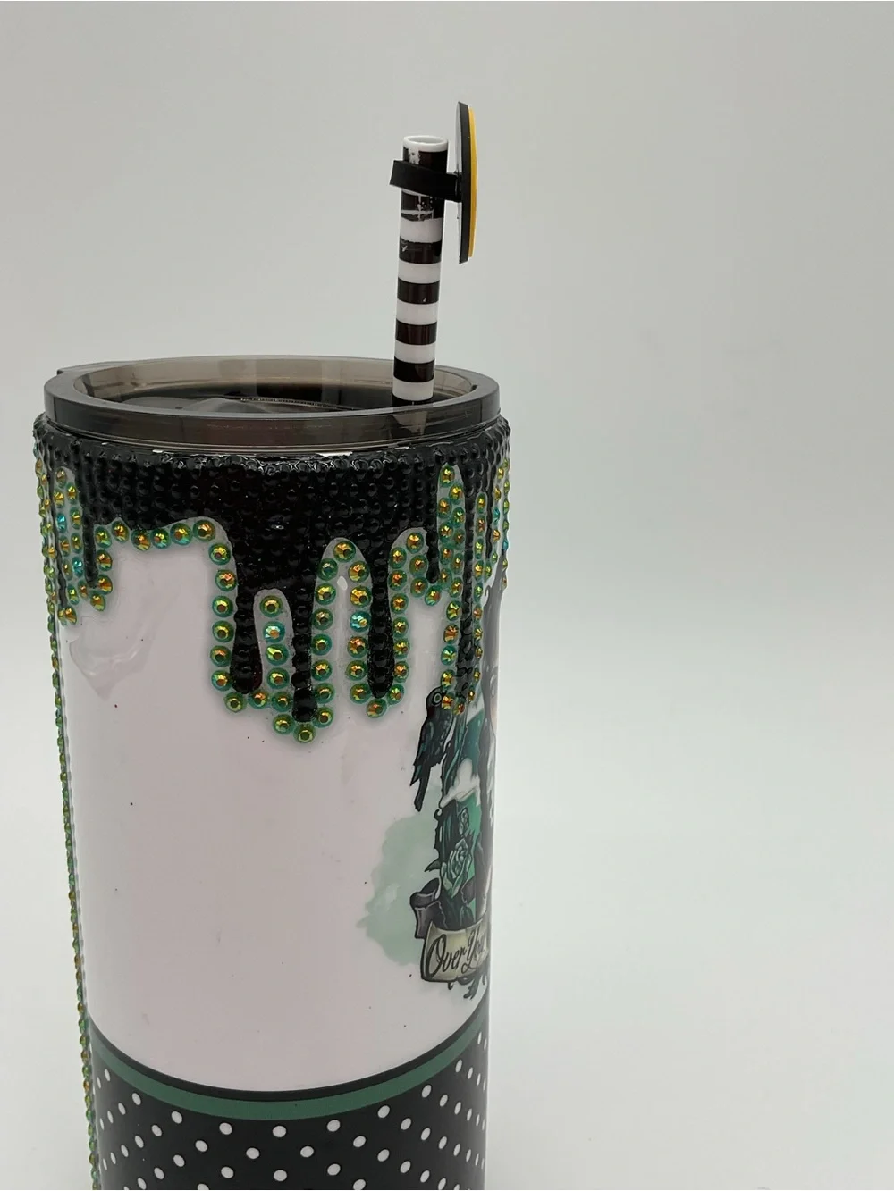 Custom Tumbler Embellished Wednesday Style
